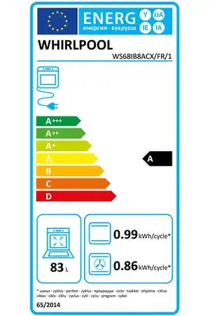 Cuisinière induction Whirlpool WS68IB8ACX/FR/1 Whirlpool