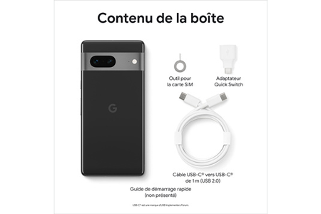 Smartphone Google Pixel 7 128Go Noir Volcanique 5G Google