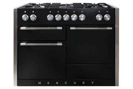 Piano de cuisson Falcon noir mat inox poli 120 cm gaz MCY1200DFMB/-EU Falcon