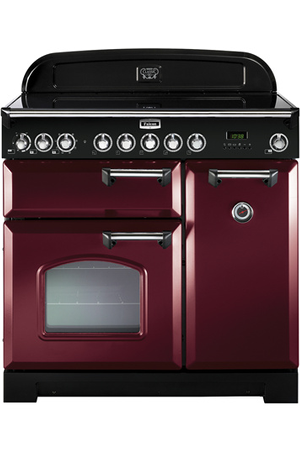 Piano de cuisson Falcon ROUGE AIRELLE CHROME 90 CM vitroceramique CDL90ECCY/C-EU Falcon