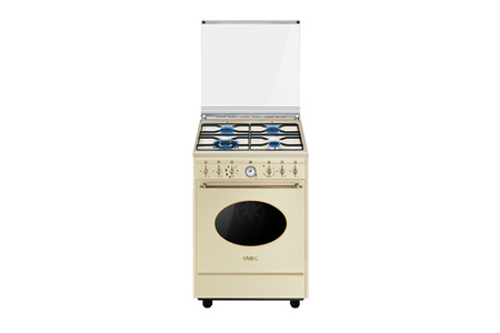 Gaziniere Smeg coloniale 60cm gaz creme - CO68GMP9 Smeg