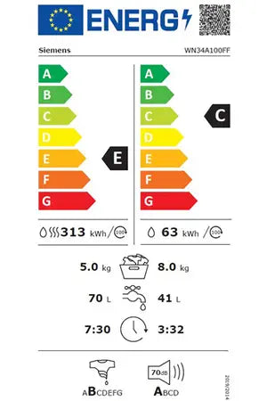 Lave-linge séchant Siemens WN34A100FF Siemens