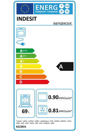 Cuisinière induction Indesit IS67IQ5KCX/E Indesit