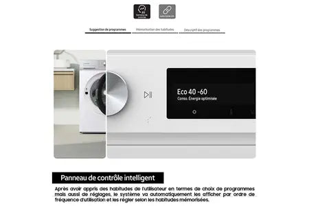 Lave-linge hublot Samsung WW90DB7U94GE BESPOKE AI Samsung