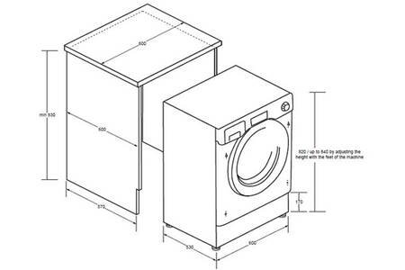 Lave-linge séchant Haier HWD90B416FWB-FR Haier