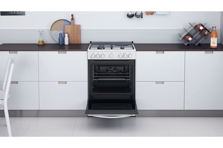 Cuisinière mixte Indesit IS67M5PCW/FR Indesit