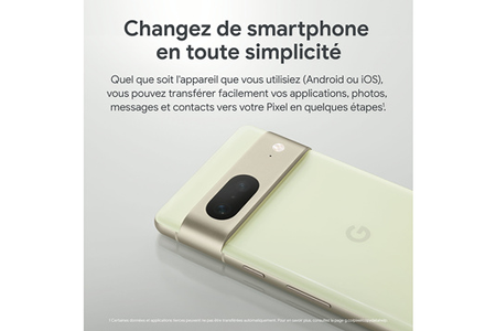 Smartphone Google Pixel 7 128Go Vert Citron 5G Google