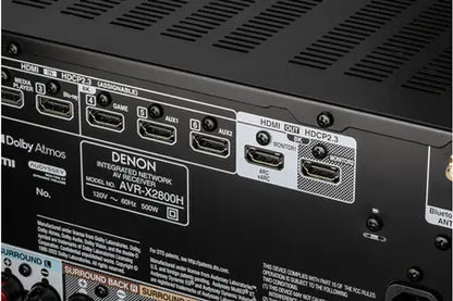 Ampli Home Cinéma Denon AVR-X2800H DAB Noir Denon