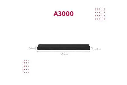 Barre de son Sony HT-A3000 3.1.(2) Dolby Atmos Sony