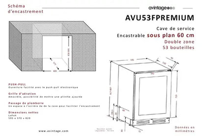 Cave de service Avintage AVU53FPREMIUM Avintage