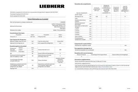 Cave de vieillissement Liebherr WSBLI7731-20 Liebherr