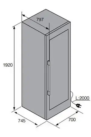 Cave multi-températures Asko WCN311942G Asko