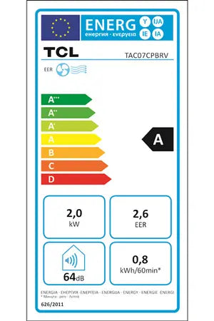 Climatiseur mobile Tcl TAC07CPBRV Tcl