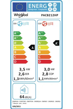 Climatiseur mobile Whirlpool PACB212HP Whirlpool