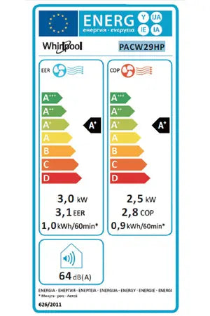 Climatiseur mobile Whirlpool PACW29HP Whirlpool