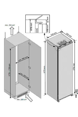 Congélateur armoire Beko encastrable - BFNA247E30SN Beko