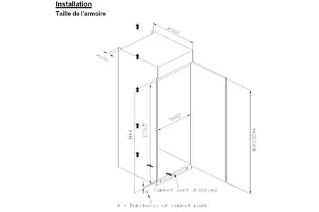 Congélateur armoire Brandt BIF7855EN Brandt