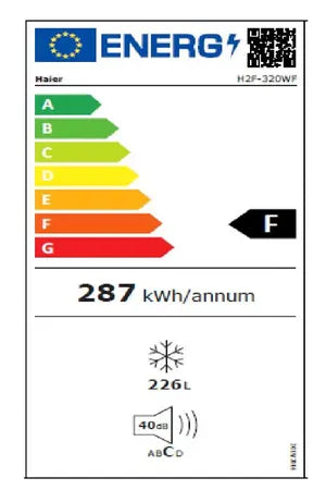 Congélateur armoire Haier H2F-320WF Haier