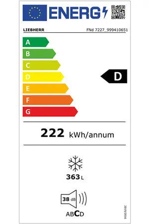 Congélateur armoire Liebherr FND7227-20 BLUPerformance Liebherr