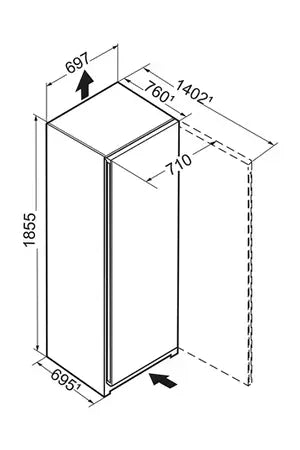 Congélateur armoire Liebherr FND7227-20 BLUPerformance Liebherr