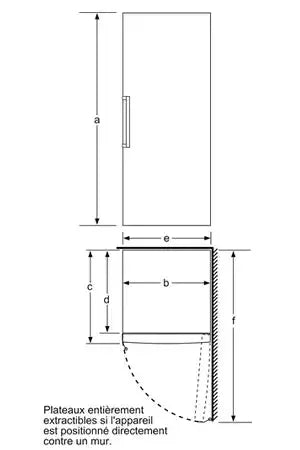 Congélateur armoire Siemens GS58NAWCV Siemens