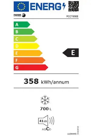 Congélateur coffre Fagor FCC700EE Fagor