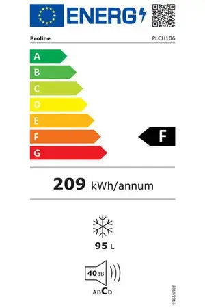 Congélateur coffre Proline PLCH106 Proline