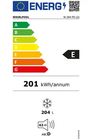 Congélateur coffre Whirlpool W204FO Whirlpool