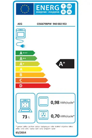 Cuisinière induction Aeg CIS6679BPW Aeg