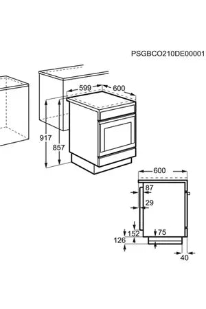 Cuisinière induction Faure FCI6599PSA Faure