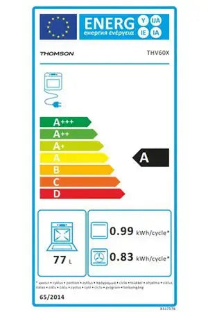 Cuisinière vitrocéramique Thomson THV60X Thomson
