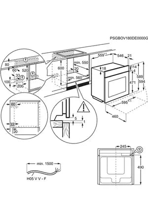 Four Aeg BPE742380M Aeg