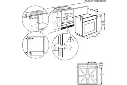 Four Electrolux EOH4P00X Electrolux