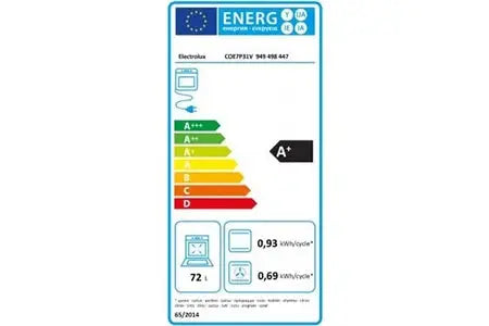 Four Electrolux Four encastrable pyrolyse COE7P31V Série 700, SenseCook, 72 litres Electrolux