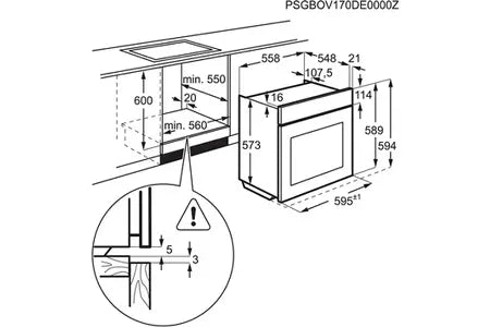 Four Electrolux Intuit EOC8P31X Electrolux