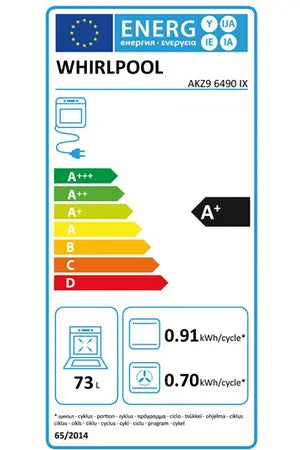 Four Whirlpool AKZ96490IX Whirlpool