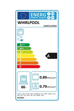 Four Whirlpool OMR551RR0X Whirlpool