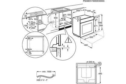 Four encastrable Aeg BSE78228BM Aeg