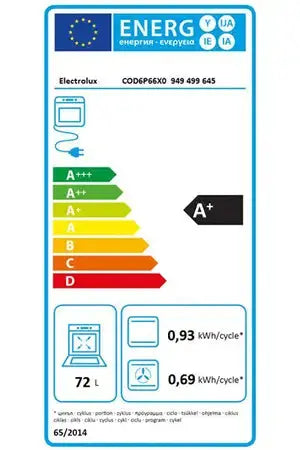 Four encastrable Electrolux COD6P66X0 Electrolux