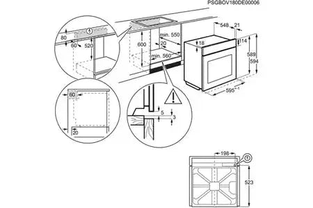 Four encastrable Electrolux COD6P66X0 Electrolux