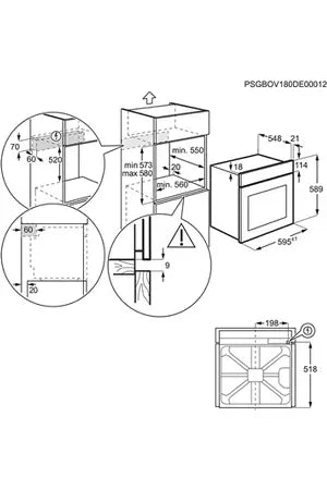 Four encastrable Electrolux EOF4P46H Electrolux