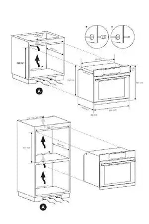 Four encastrable Haier HWO60SM5B9BH Haier