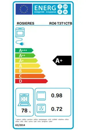 Four encastrable Rosieres RO6 T3T1CTB Rosieres