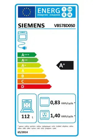 Four encastrable Siemens VB578D0S0 Siemens