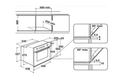 Four encastrable Whirlpool AKZ9 6290 NB Whirlpool