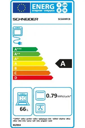 Gazinière Schneider SCG6MFCB Schneider