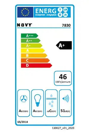 Hotte décorative murale Novy 7830 Novy