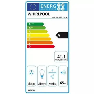 Hotte décorative murale inclinée							WHIRLPOOL				WHVA92FLMK GUERIN ELECTROMENAGER