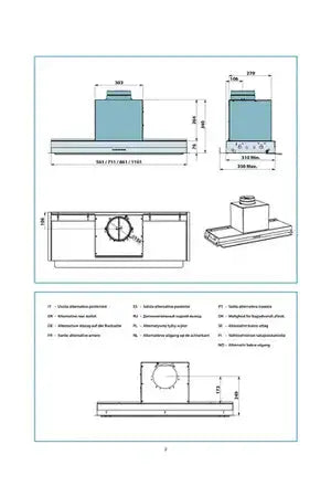 Hotte escamotable Falmec VIRGOLA3631 Falmec