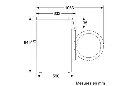 Lave-linge hublot BOSCH WAN2825SFR Bosch